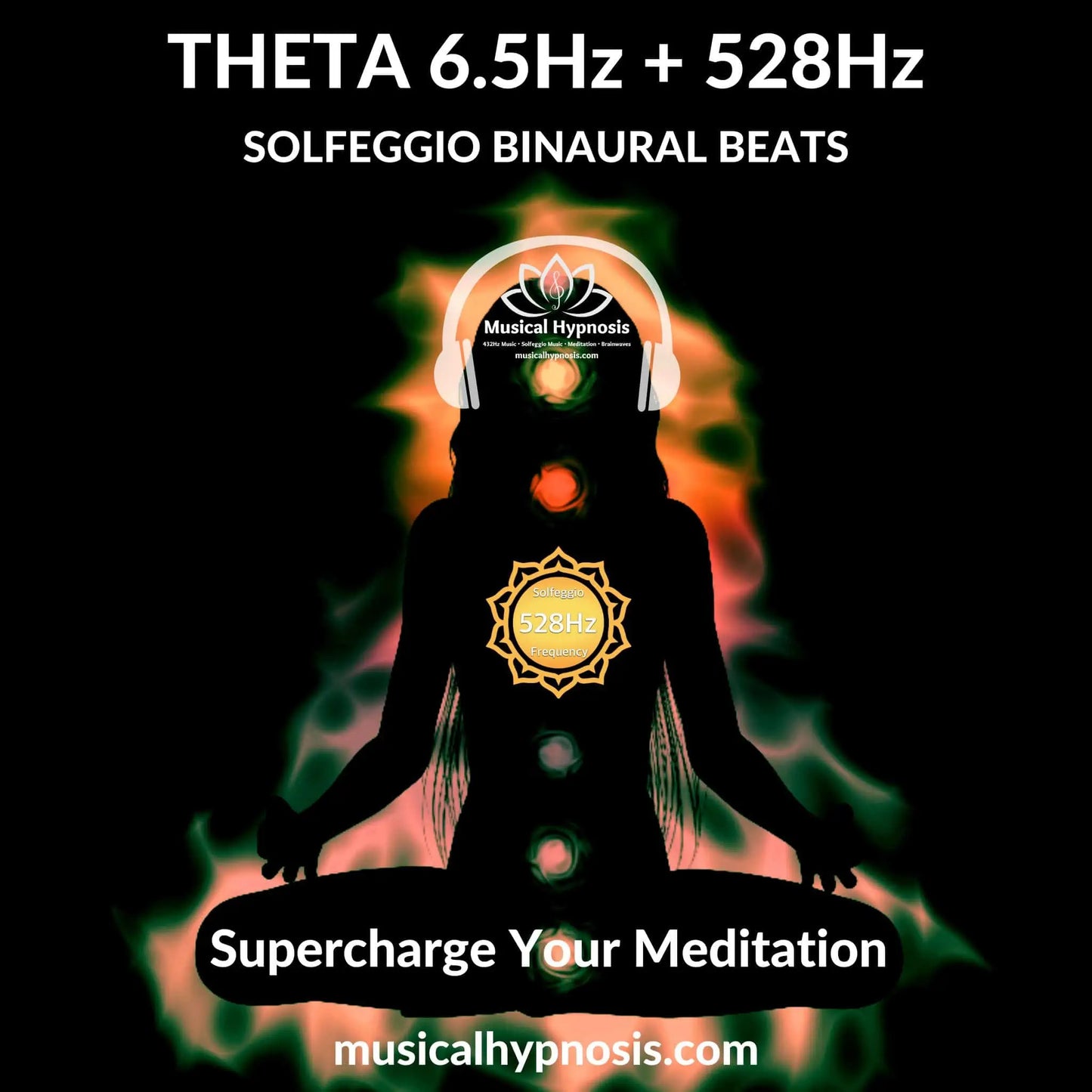 Theta 6.5Hz and 528Hz Solfeggio Binaural Beats | 30 minutes