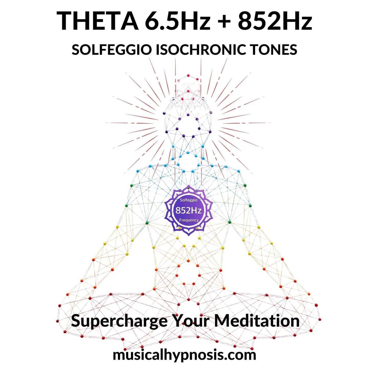 Theta 6.5Hz and 852Hz Solfeggio Isochronic Tones | 30 minutes