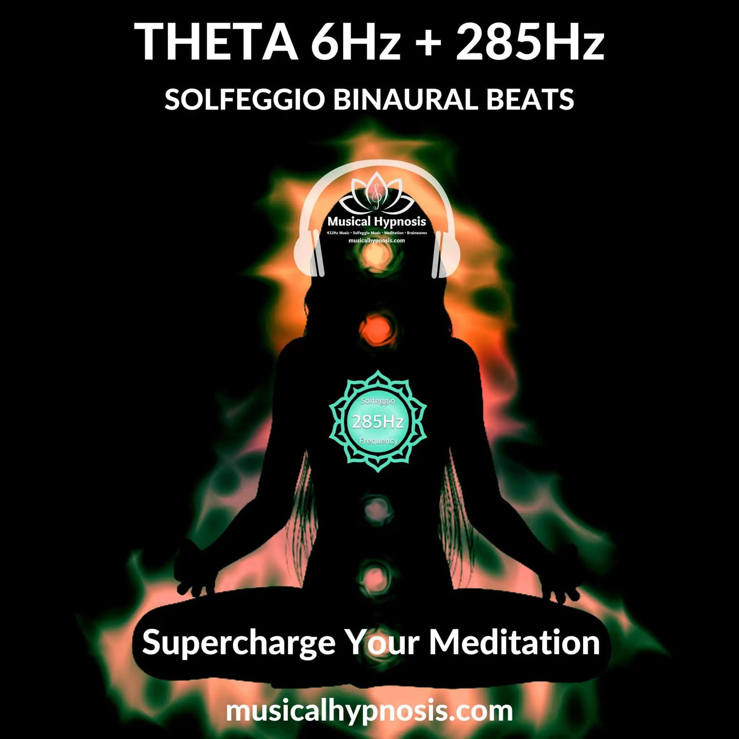Theta 6Hz and 285Hz Solfeggio Binaural Beats | 30 minutes