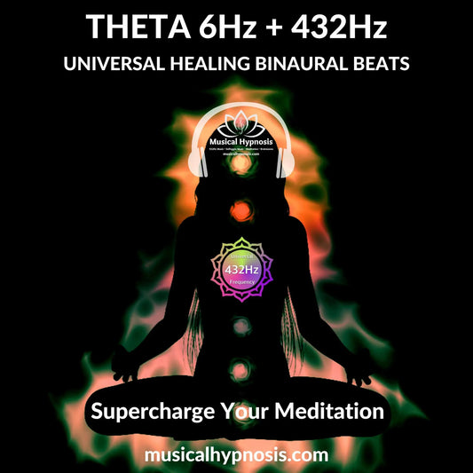 Theta 6Hz and 432Hz Universal Healing Binaural Beats | 30 minutes