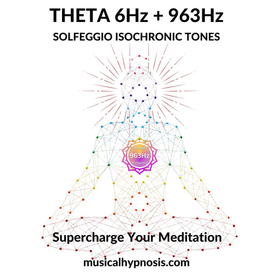 Theta 6Hz and 963Hz Solfeggio Isochronic Tones | 30 minutes