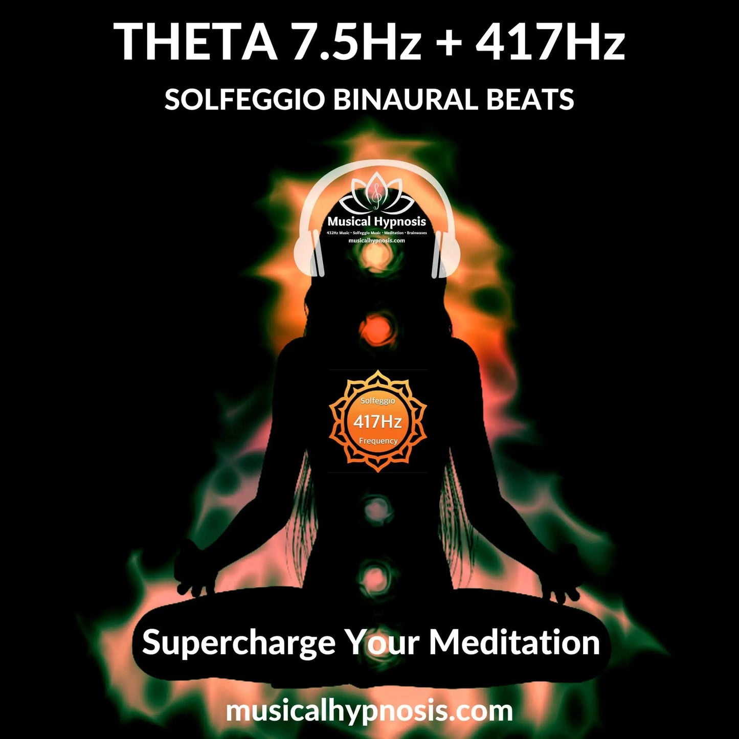 Theta 7.5Hz and 417Hz Solfeggio Binaural Beats | 30 minutes