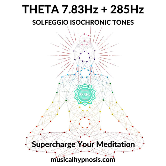 Theta 7.83Hz and 285Hz Solfeggio Isochronic Tones | 30 minutes