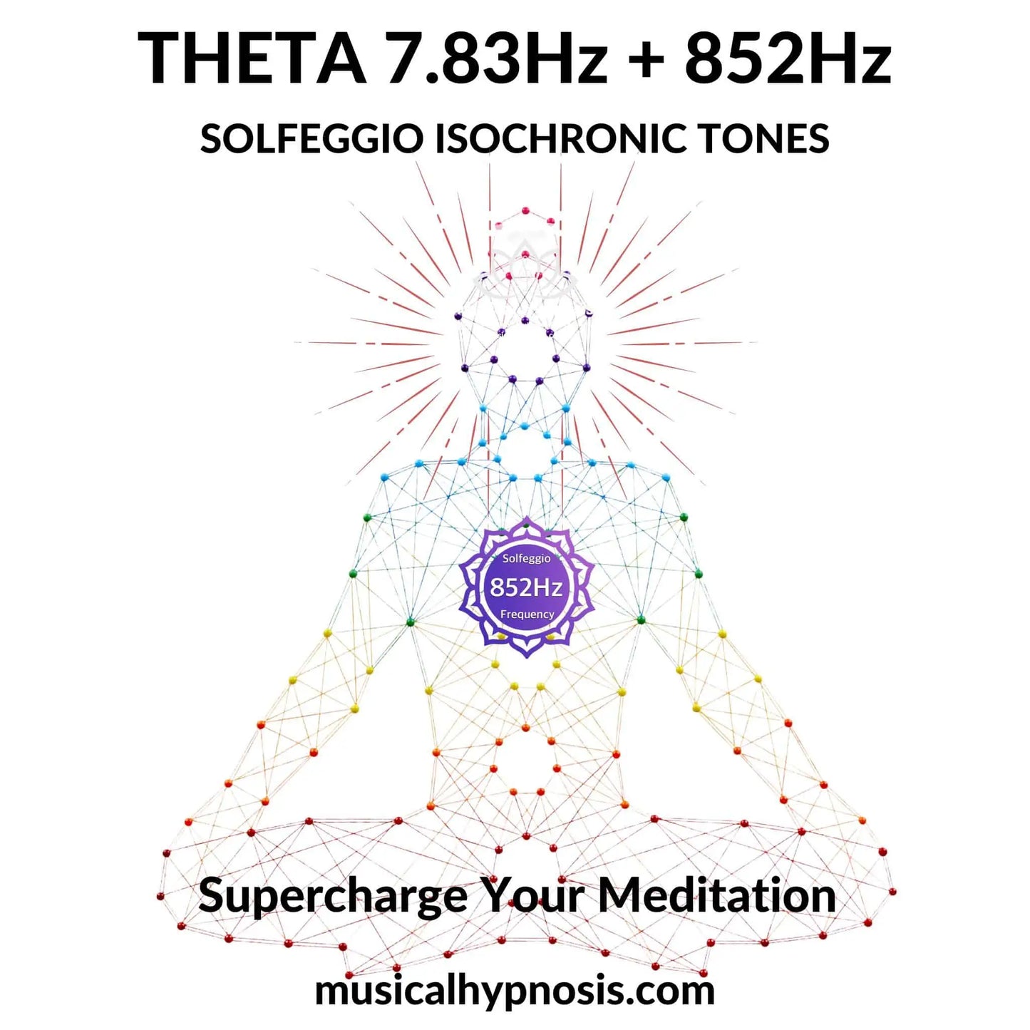 Theta 7.83Hz and 852Hz Solfeggio Isochronic Tones | 30 minutes