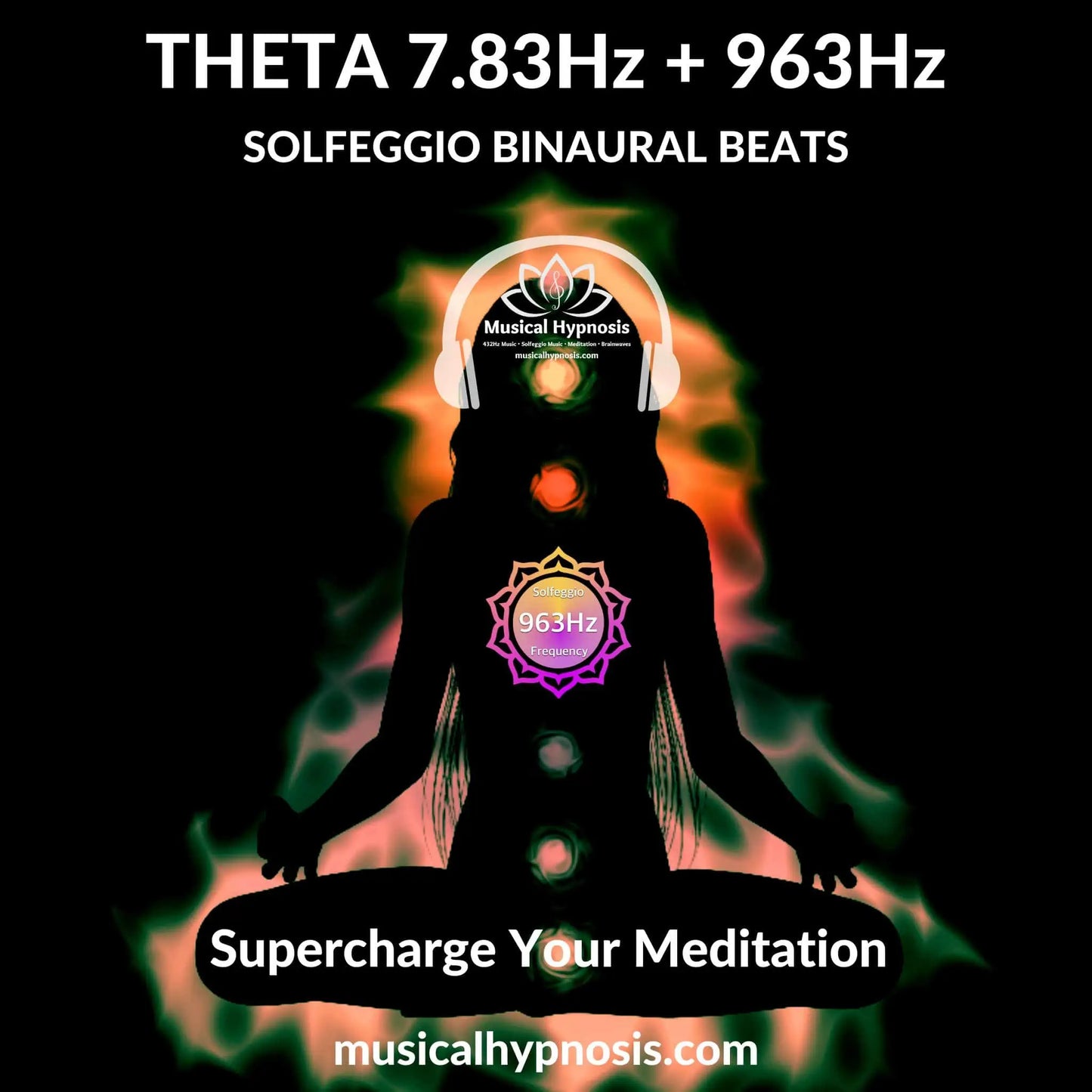 Theta 7.83Hz and 963Hz Solfeggio Binaural Beats | 30 minutes