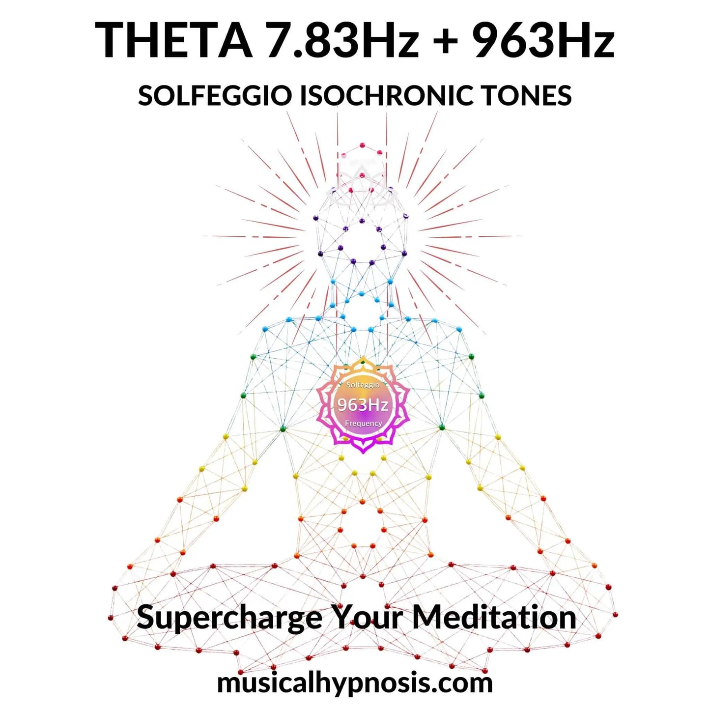 Theta 7.83Hz and 963Hz Solfeggio Isochronic Tones | 30 minutes