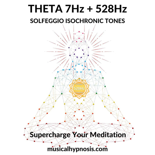 Theta 7Hz and 528Hz Solfeggio Isochronic Tones | 30 minutes
