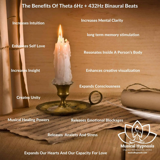 The Benefits Of Theta 6Hz And 432Hz Binaural Beats