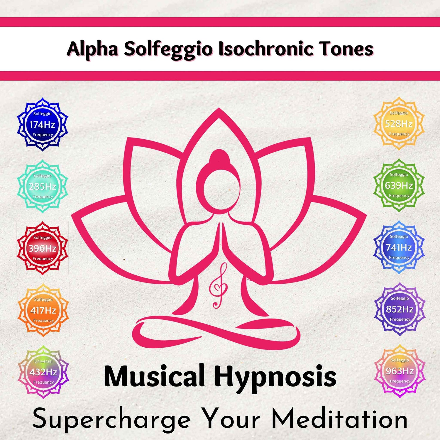 Royalty Free Alpha Solfeggio Isochronic Tones Collection