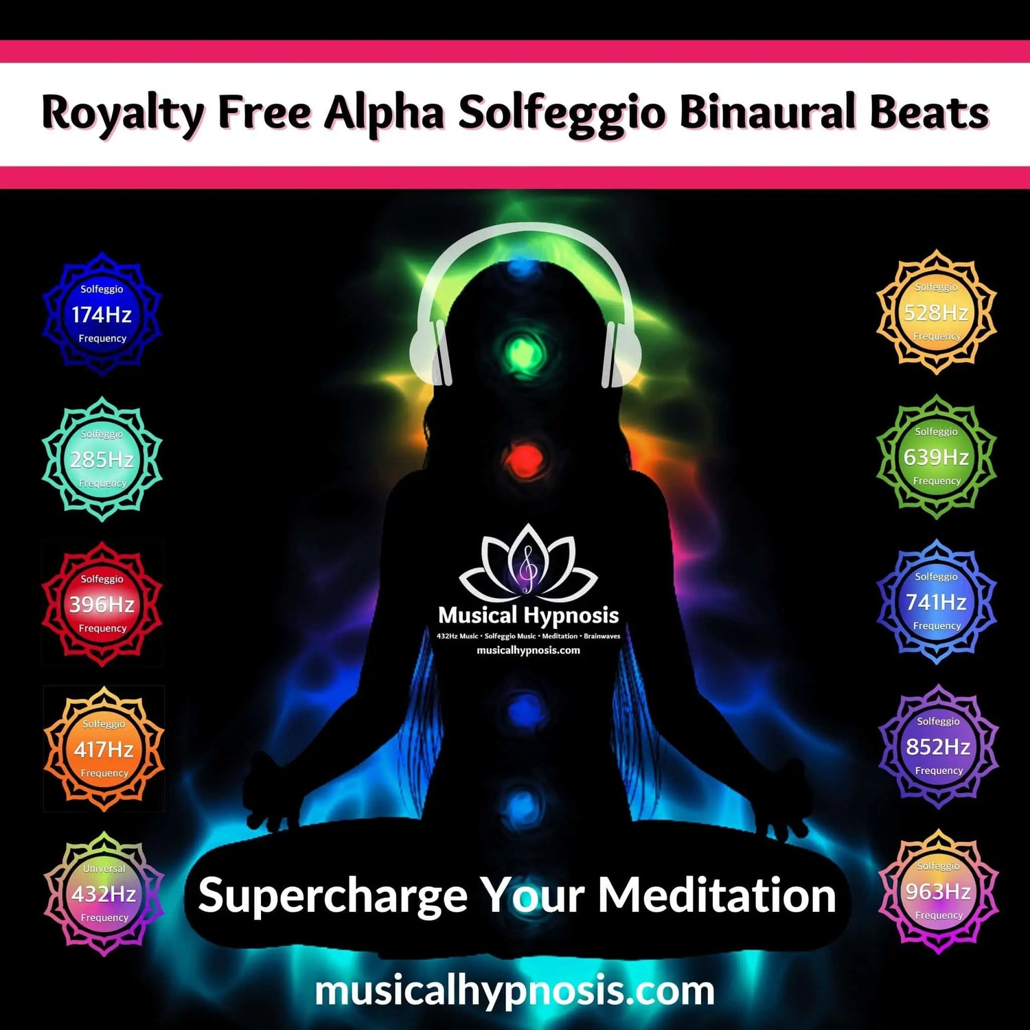 Royalty Free Alpha Solfeggio Binaural Beats