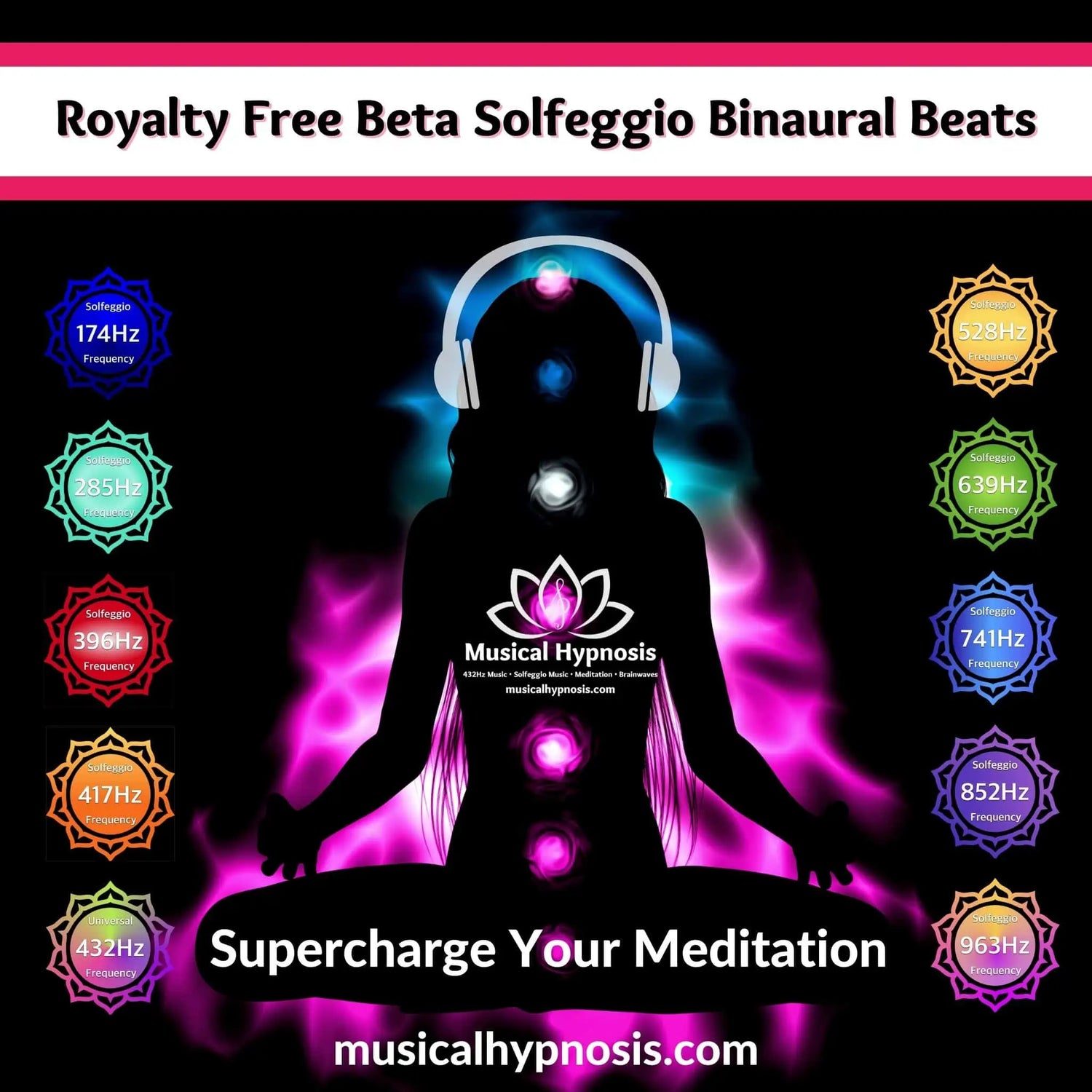 Royalty Free Beta Solfeggio Binaural Beats