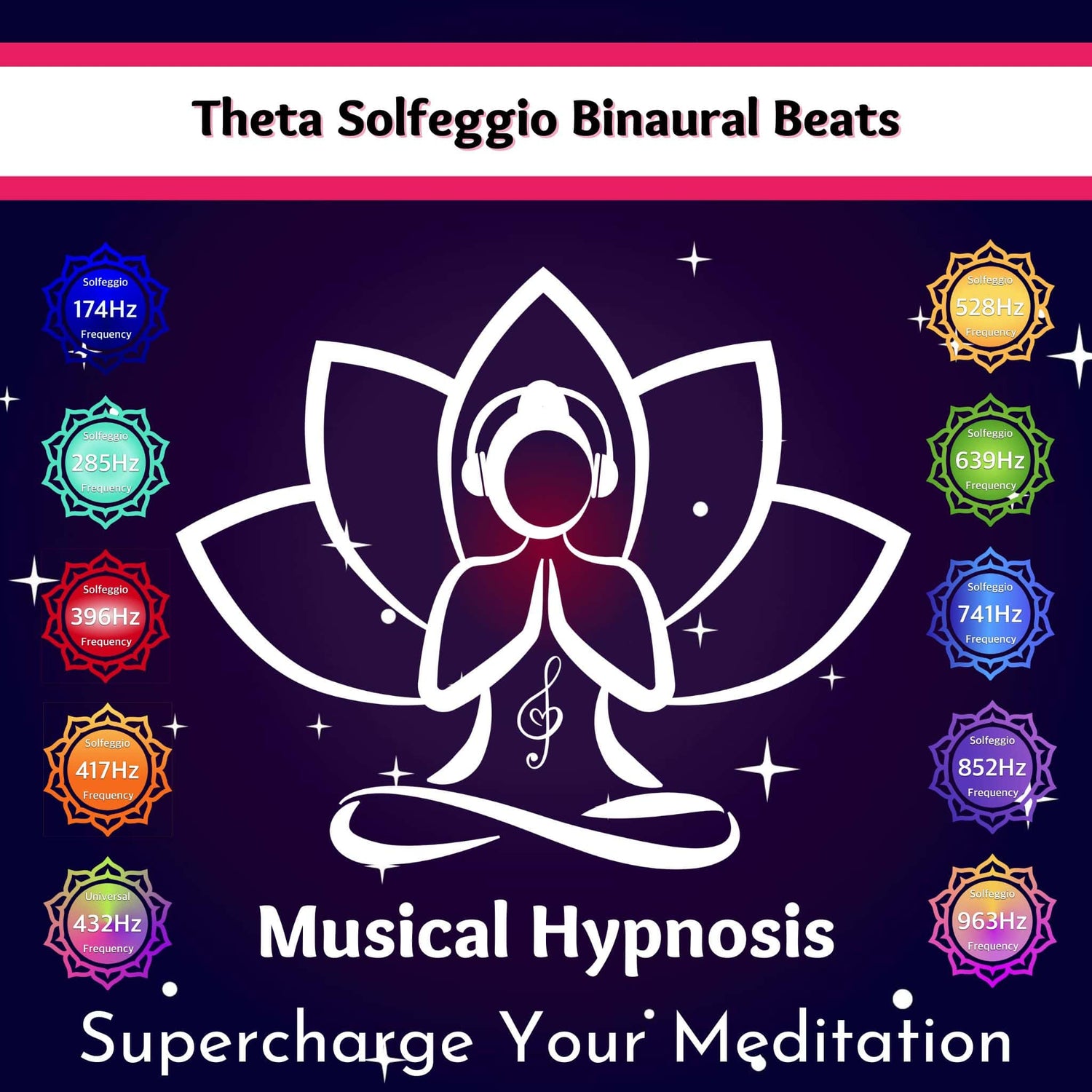 Royalty Free Theta Solfeggio Binaural Beats Collection