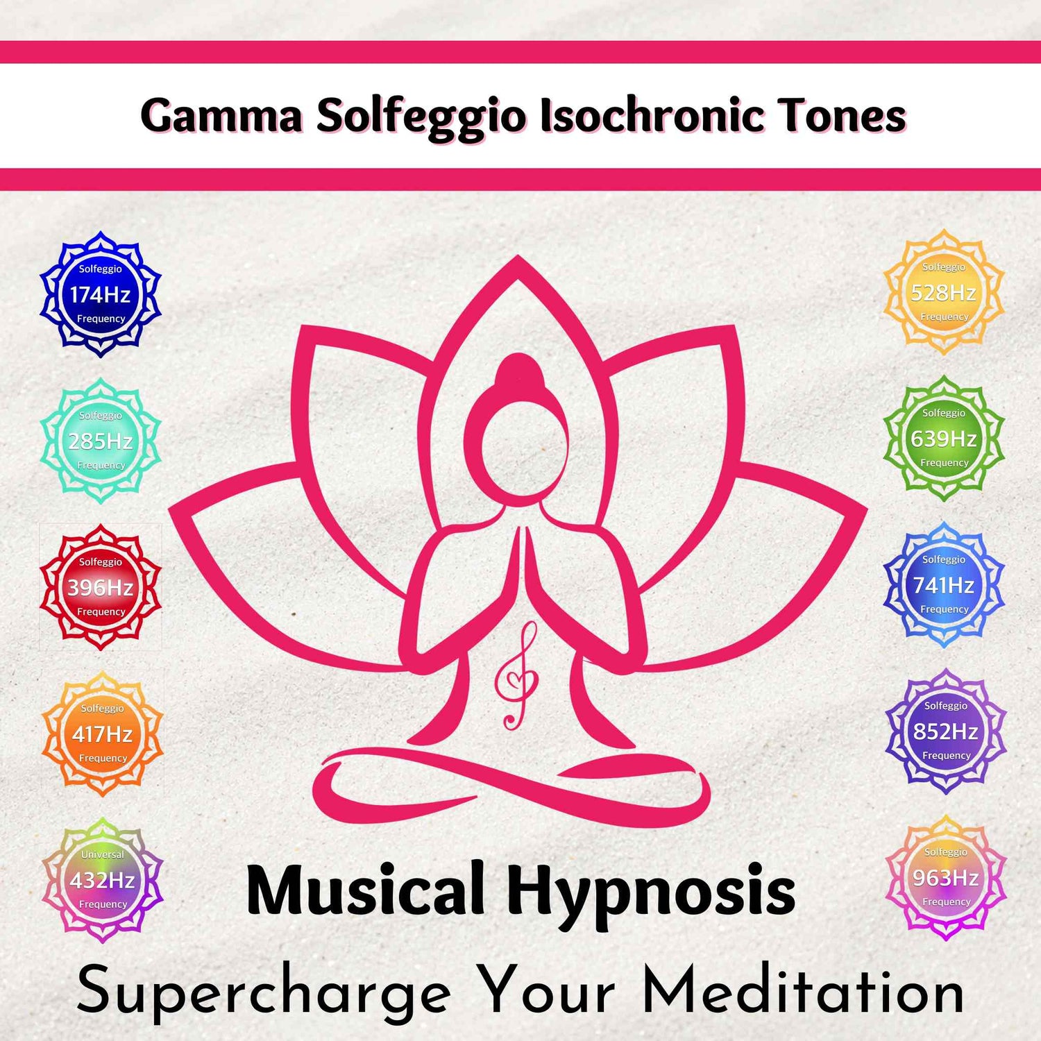 Royalty Free Gamma Solfeggio Isochronic Tones Collection