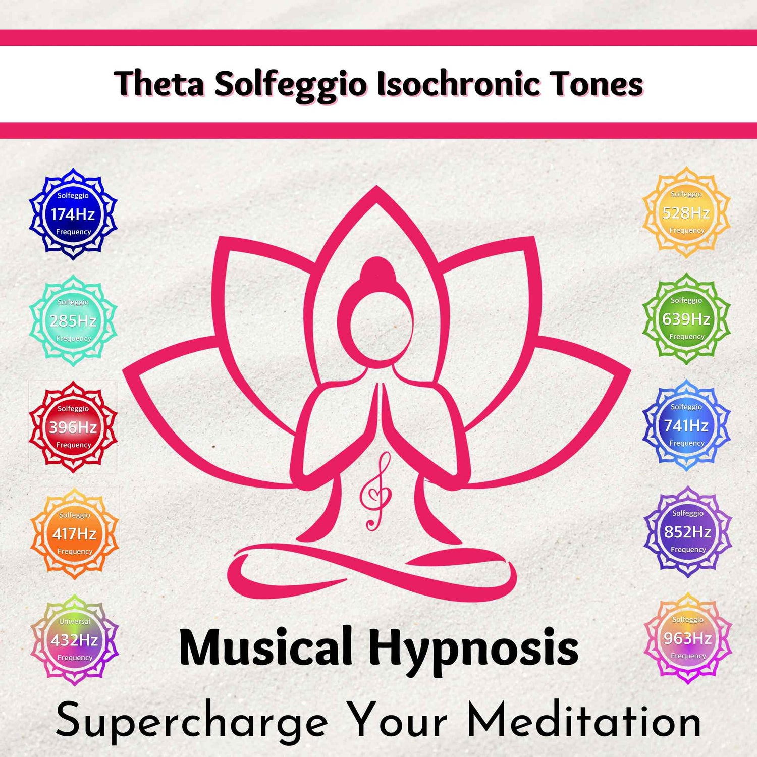 Royalty Free Theta Solfeggio Isochronic Tones Collection