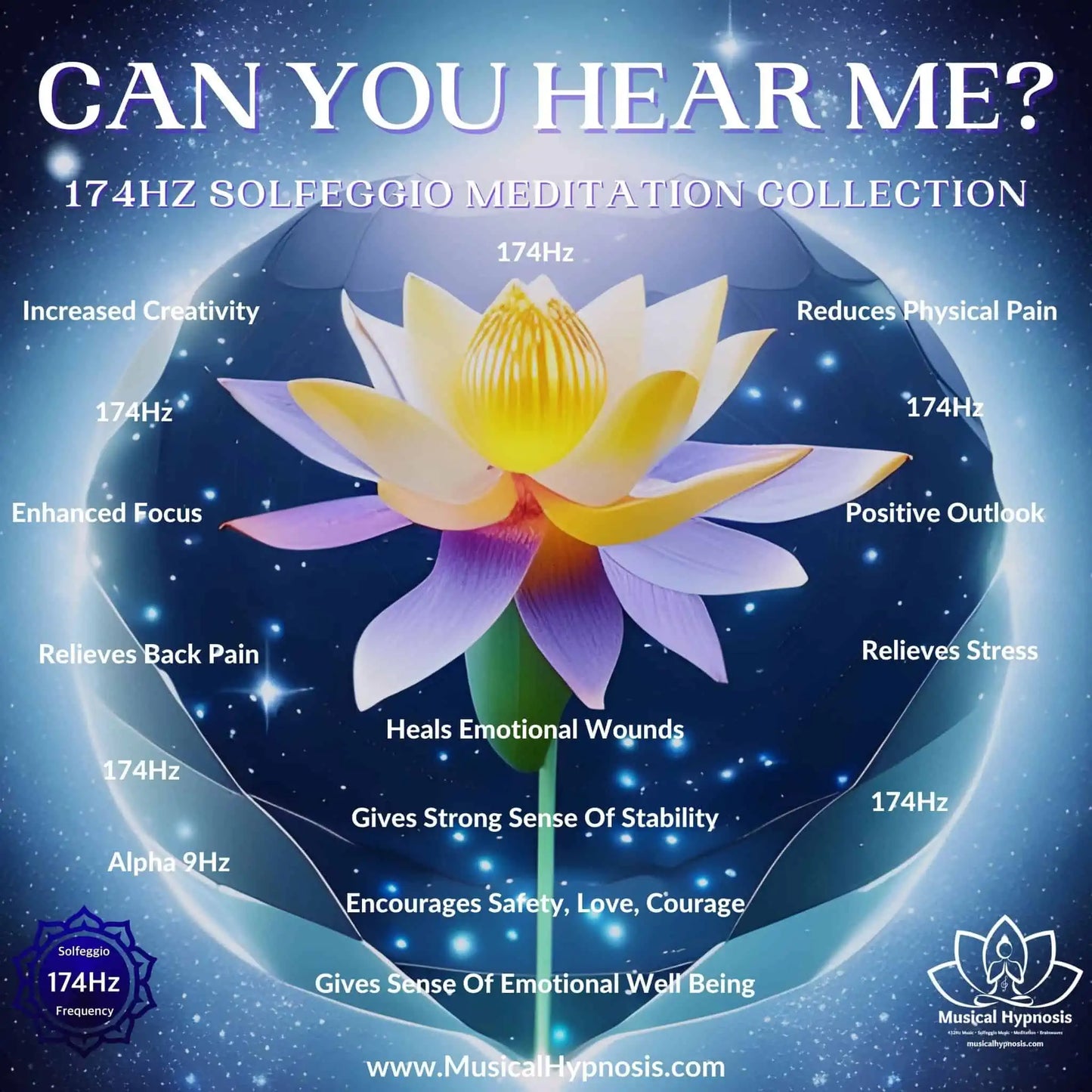 Can You Hear Me? • 174Hz Solfeggio Meditation Collection