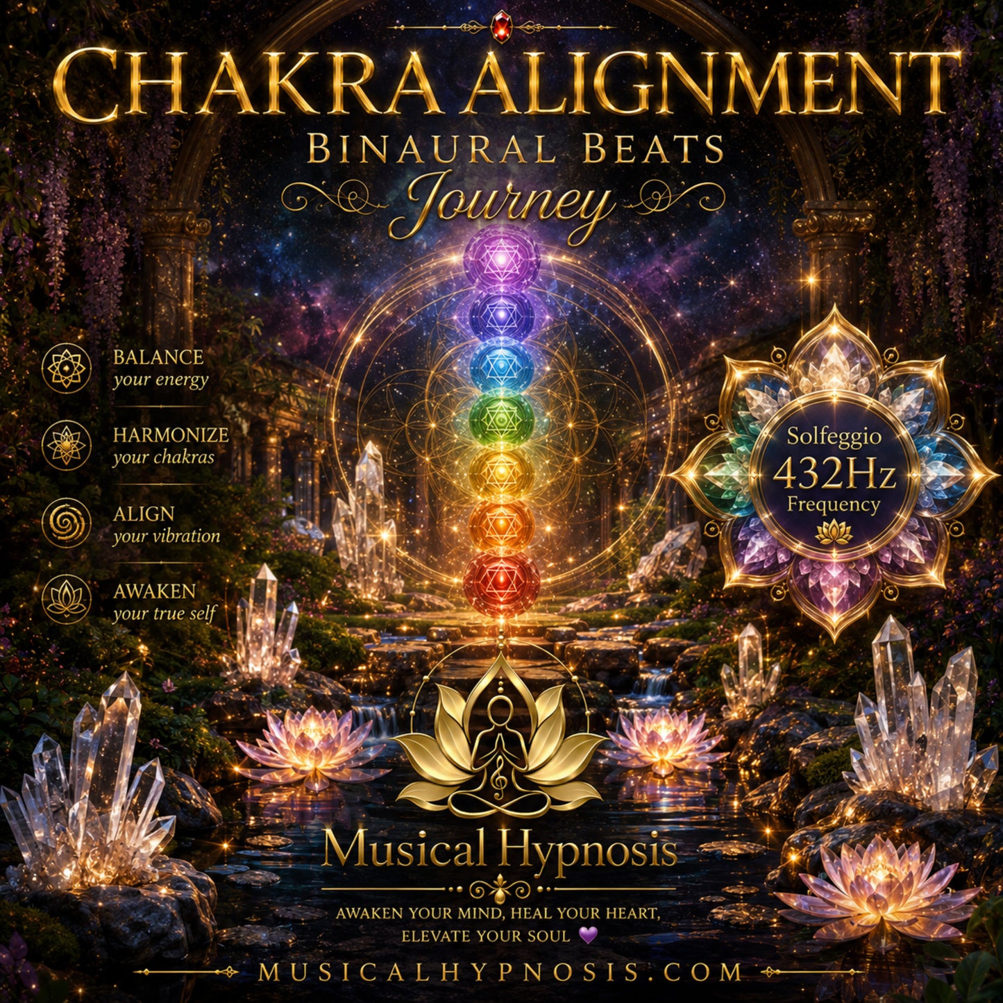 Chakra Alignment Binaural Beats