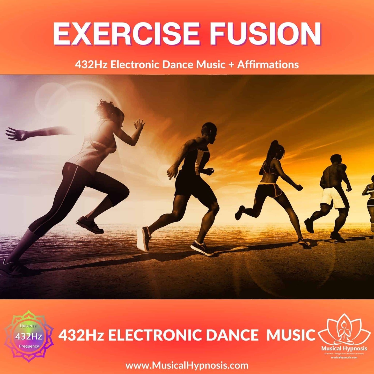 FREE Sample: Exercise Fusion • 432Hz Electronic Dance Music + Affirmations