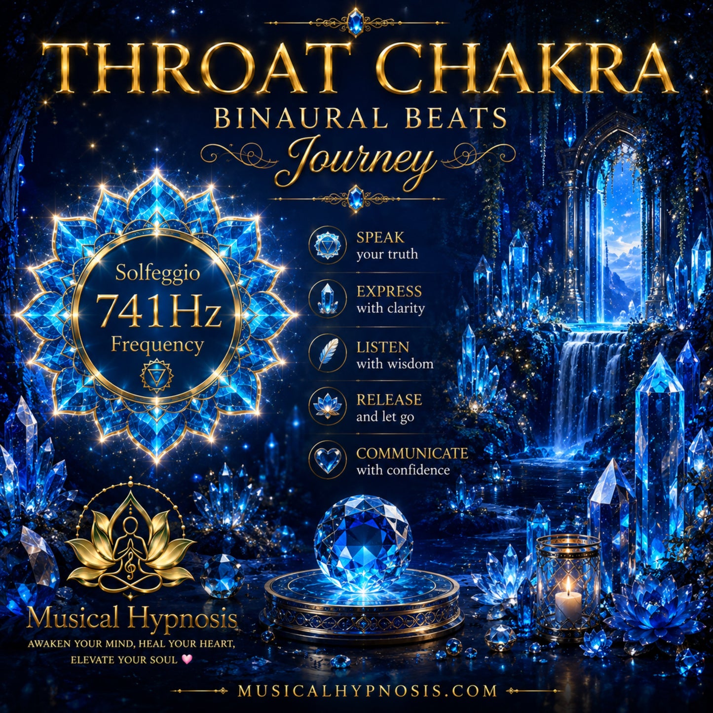 Throat Chakra Binaural Beats