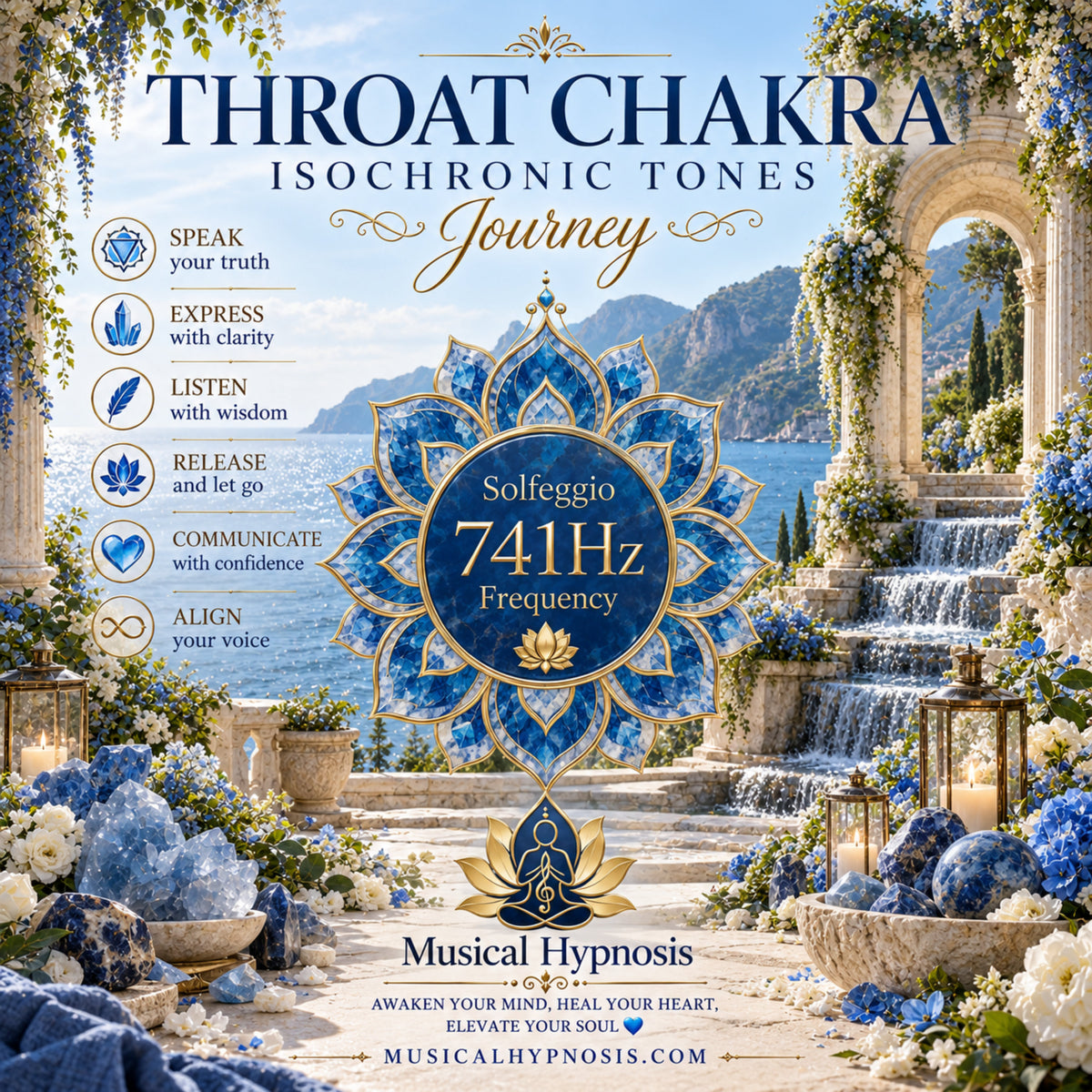Throat Chakra Isochronic Tones