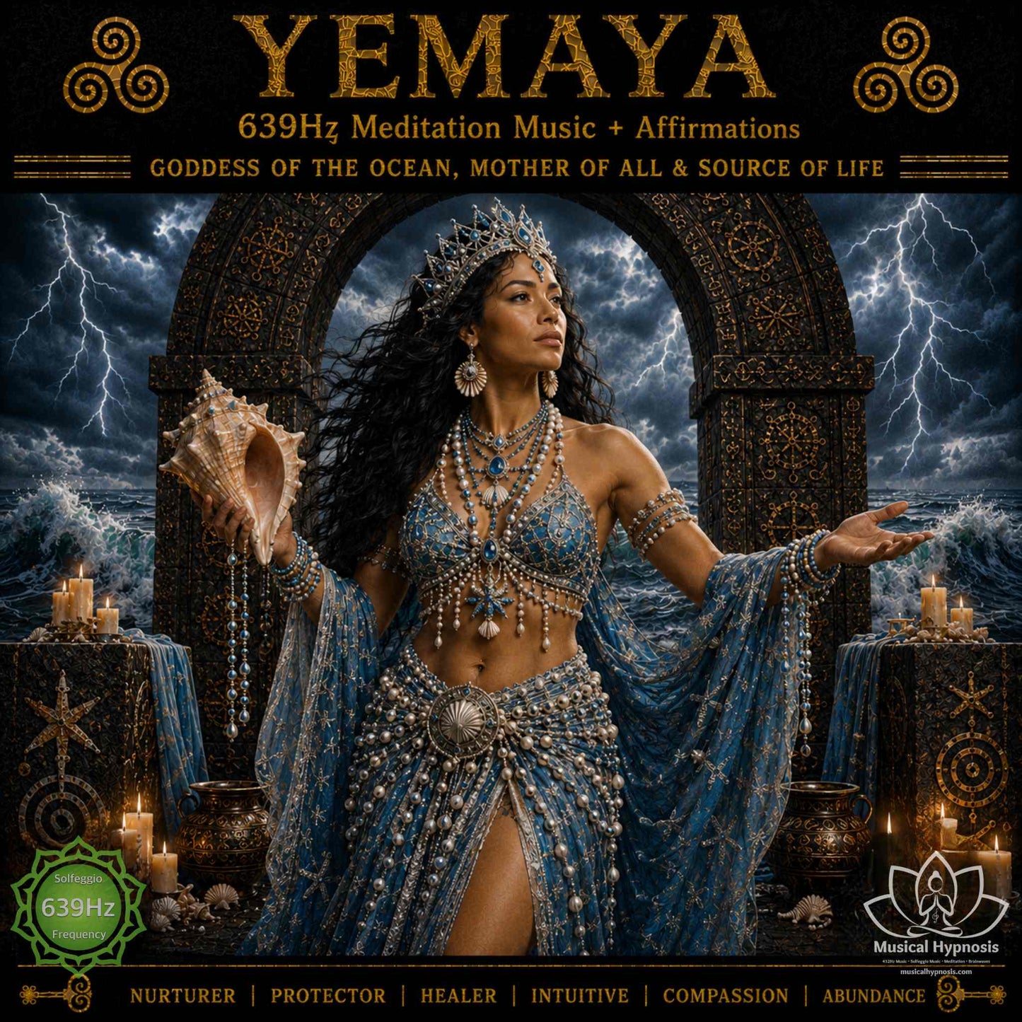 Goddess Yemaya • 639Hz Meditation Music