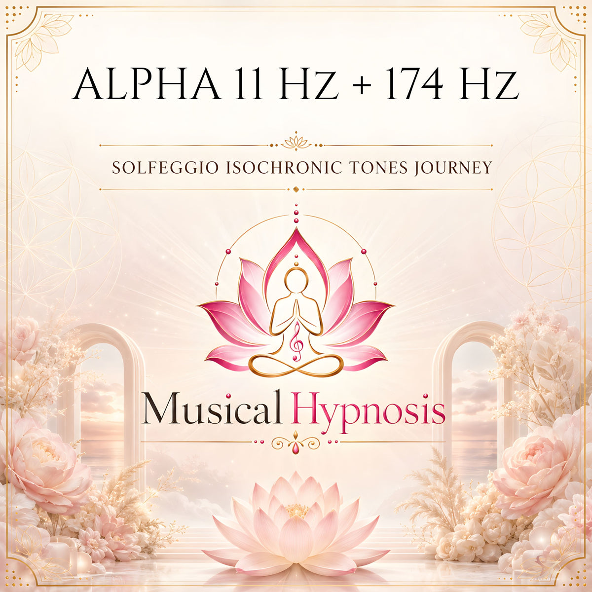 Alpha 11 Hz + 174 Hz Solfeggio Isochronic Tones Journey