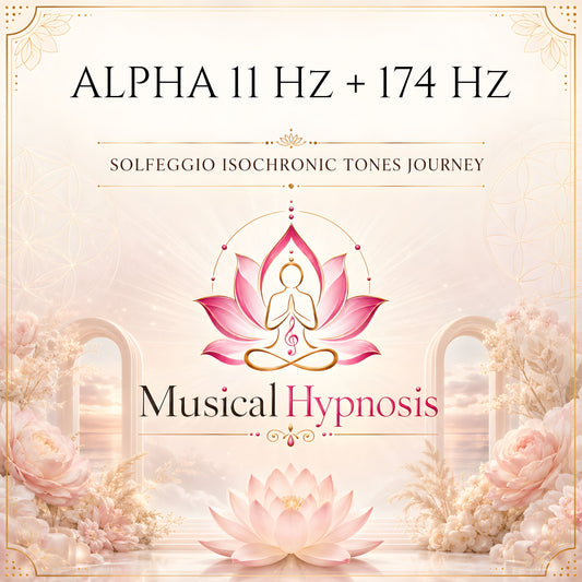Alpha 11 Hz + 174 Hz Solfeggio Isochronic Tones Journey