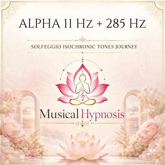 Alpha 11 Hz + 285 Hz Solfeggio Isochronic Tones Journey