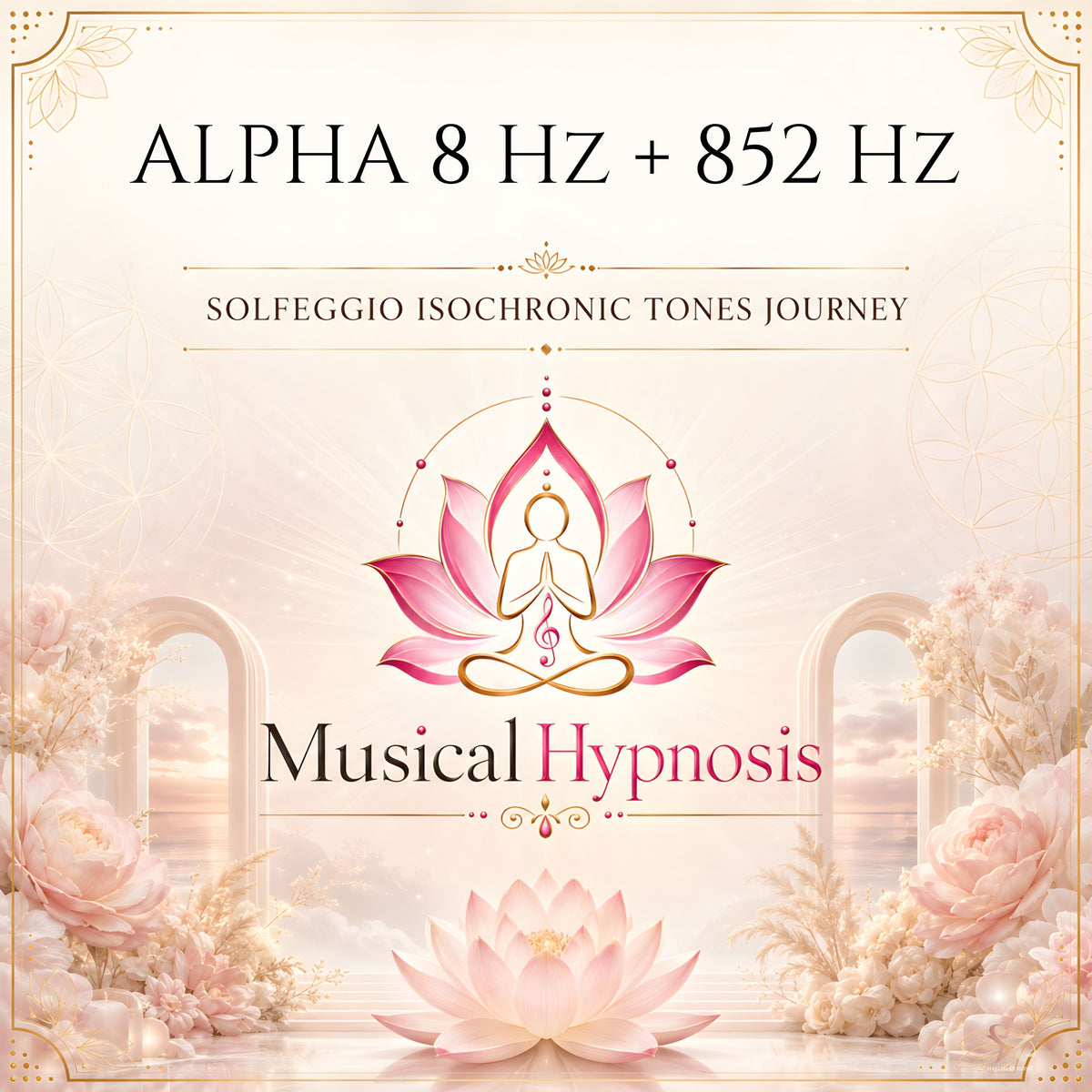 Alpha 8 Hz + 852 Hz Solfeggio Isochronic Tones Journey