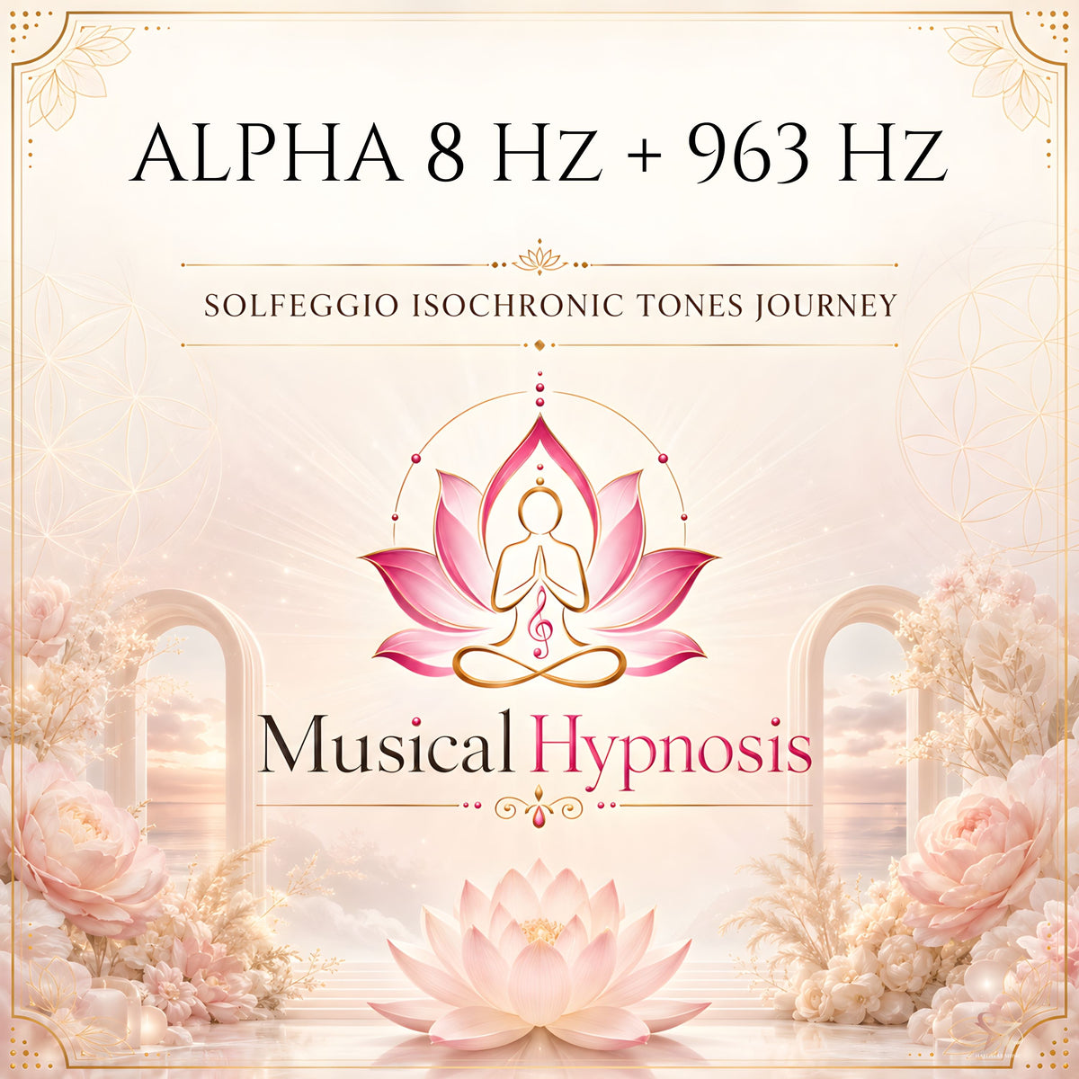 Alpha 8 Hz + 963 Hz Solfeggio Isochronic Tones Journey
