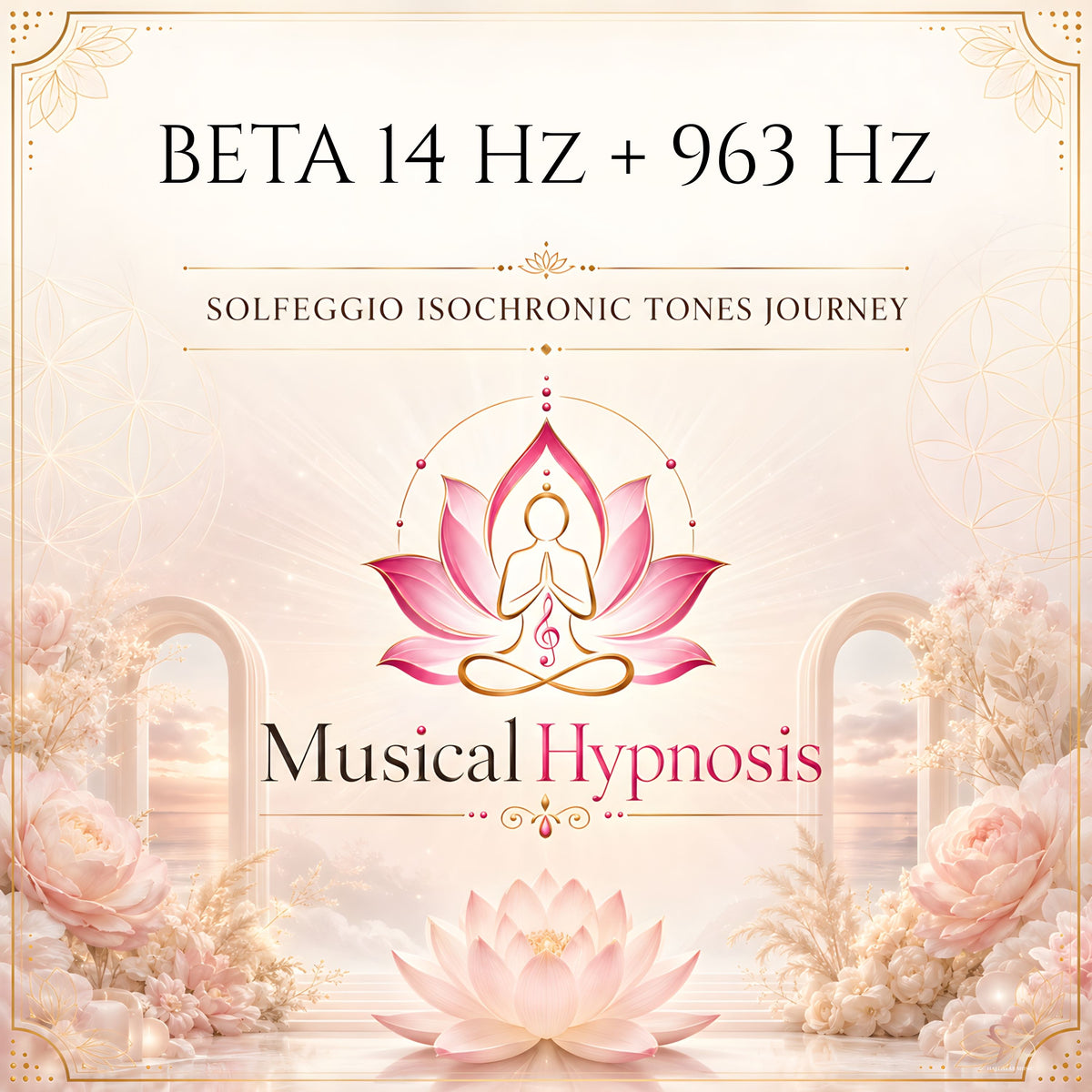 Beta 14 Hz + 963 Hz Solfeggio Isochronic Tones Journey