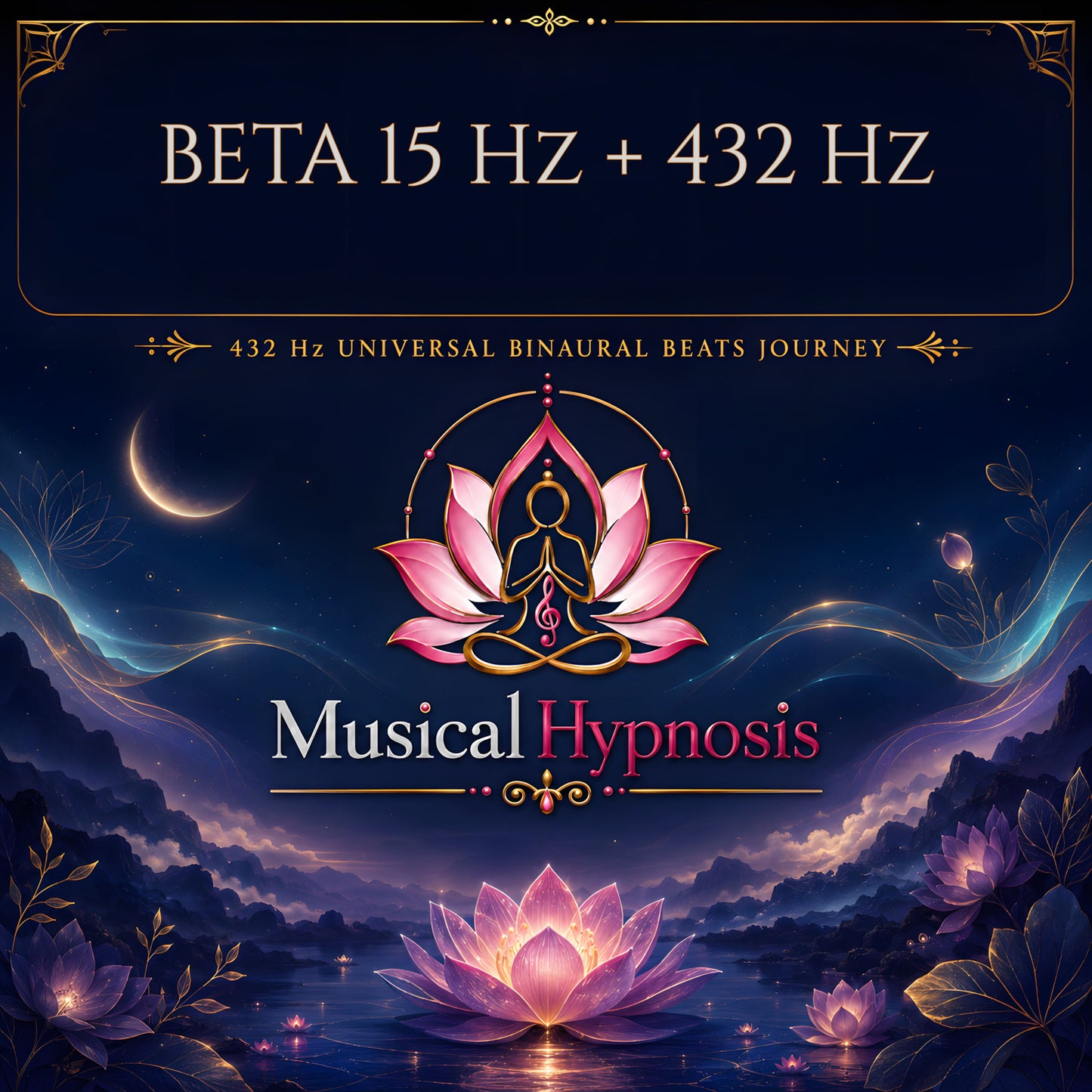 Beta 15 Hz + 432 Hz Universal Binaural Beats Journey