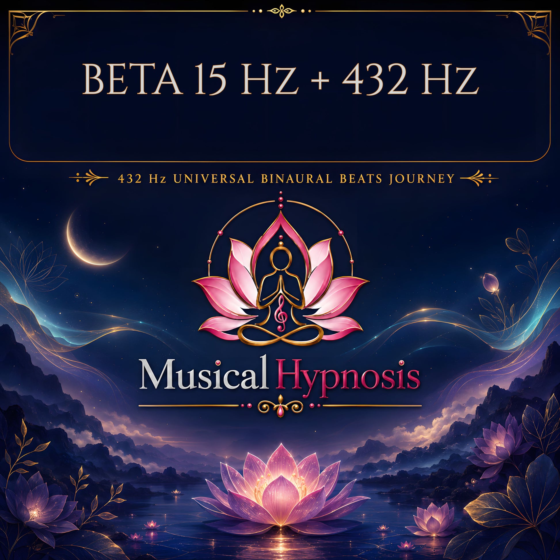 Beta 15 Hz + 432 Hz Universal Binaural Beats Journey