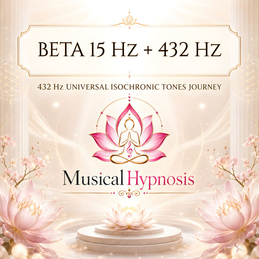 Beta 15 Hz + 432 Hz Universal Isochronic Tones Journey