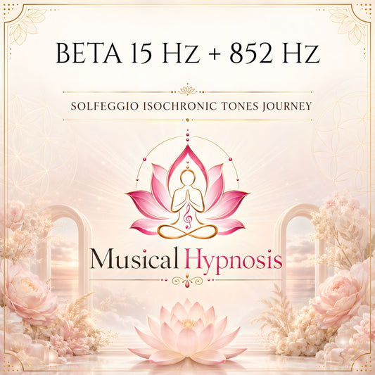 Beta 15 Hz + 852 Hz Solfeggio Isochronic Tones Journey
