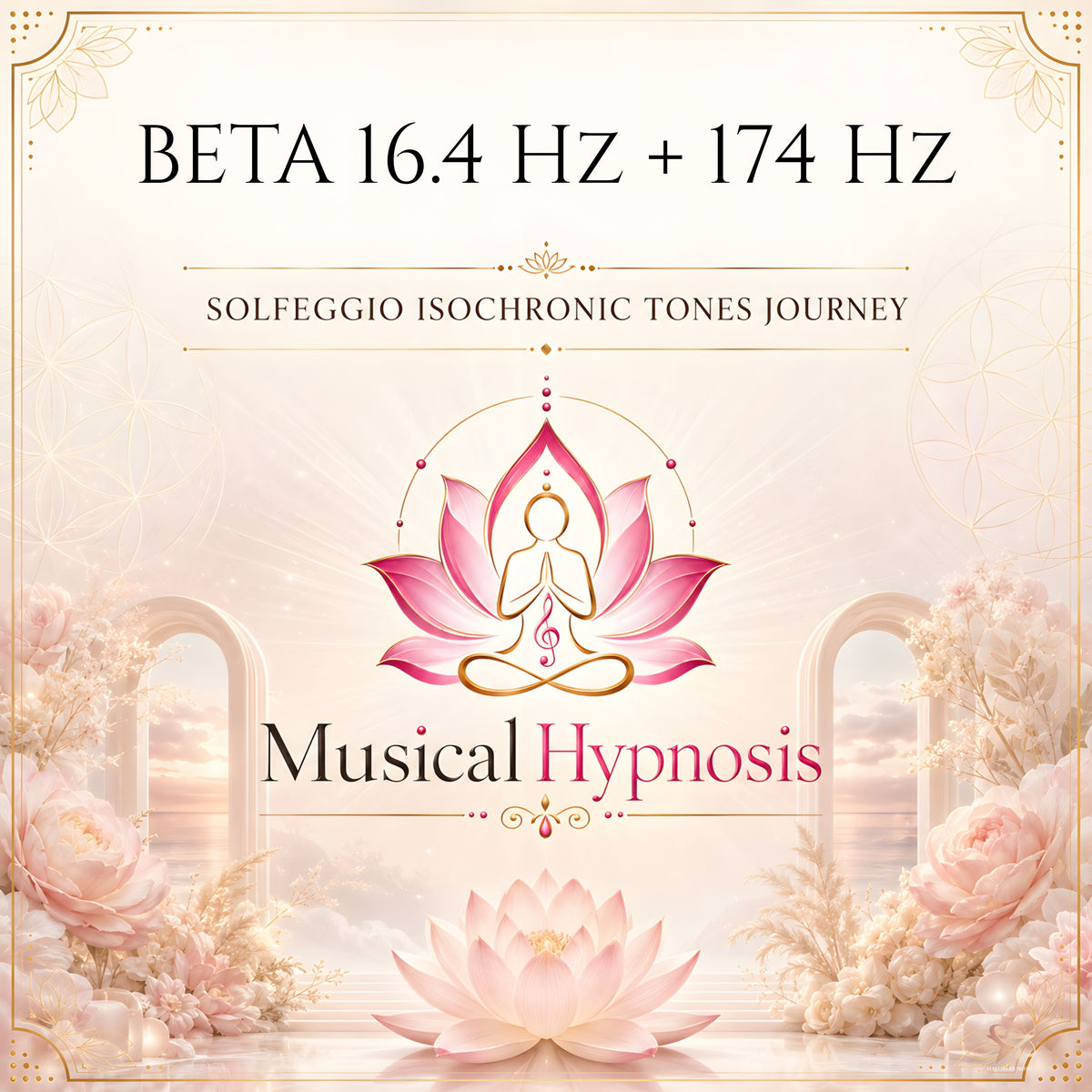 Beta 16.4 Hz + 174 Hz Solfeggio Isochronic Tones Journey