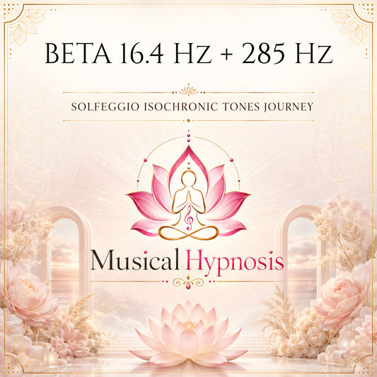 Beta 16.4 Hz + 285 Hz Solfeggio Isochronic Tones Journey