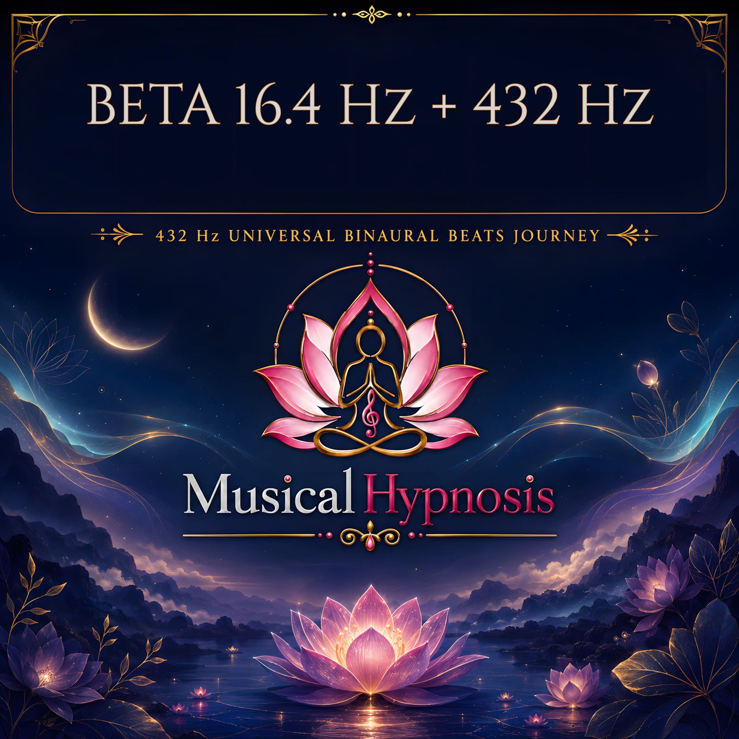 Beta 16.4 Hz + 432 Hz Universal Binaural Beats Journey