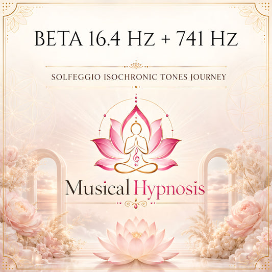 Beta 16.4 Hz + 741 Hz Solfeggio Isochronic Tones Journey