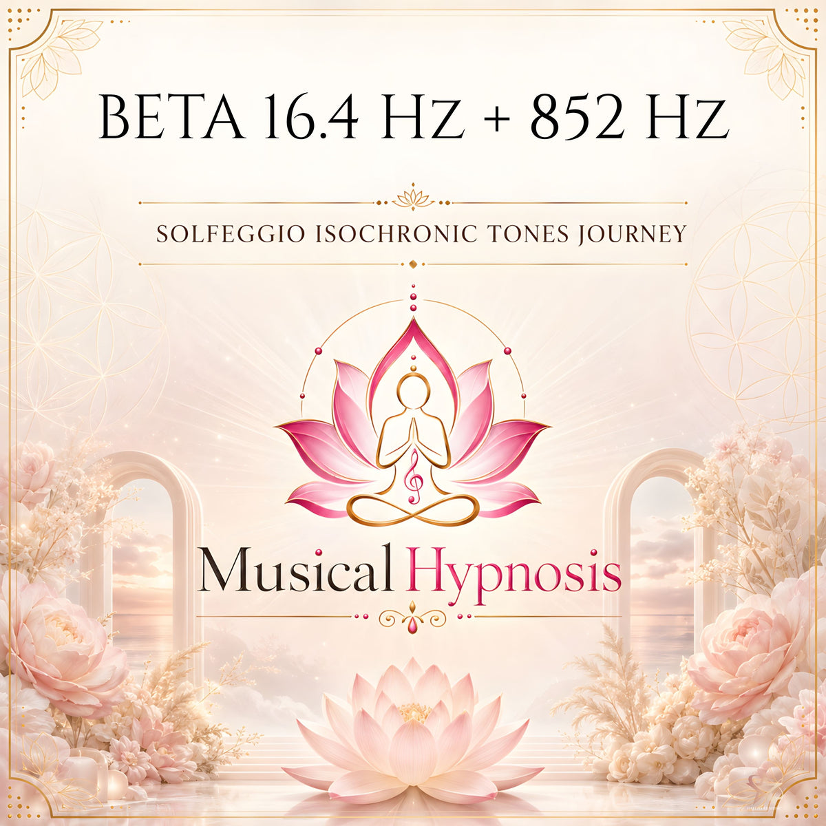 Beta 16.4 Hz + 852 Hz Solfeggio Isochronic Tones Journey