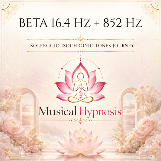 Beta 16.4 Hz + 852 Hz Solfeggio Isochronic Tones Journey