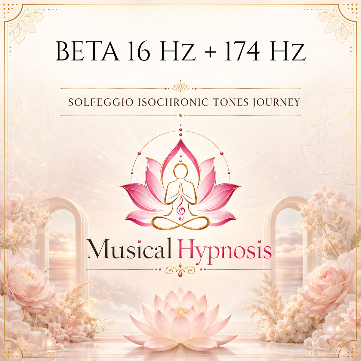 Beta 16 Hz + 174 Hz Solfeggio Isochronic Tones Journey