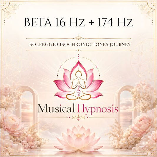 Beta 16 Hz + 174 Hz Solfeggio Isochronic Tones Journey