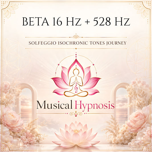 Beta 16 Hz + 528 Hz Solfeggio Isochronic Tones Journey