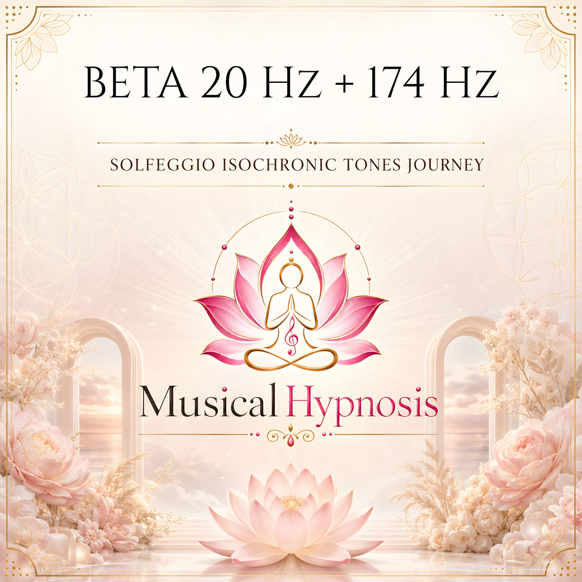 Beta 20 Hz + 174 Hz Solfeggio Isochronic Tones Journey