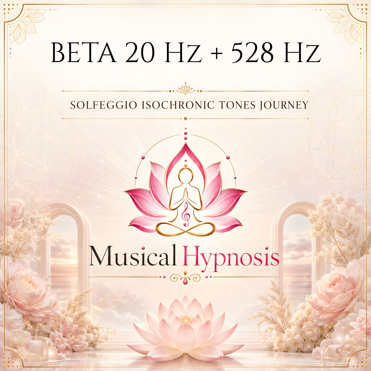 Beta 20 Hz + 528 Hz Solfeggio Isochronic Tones Journey