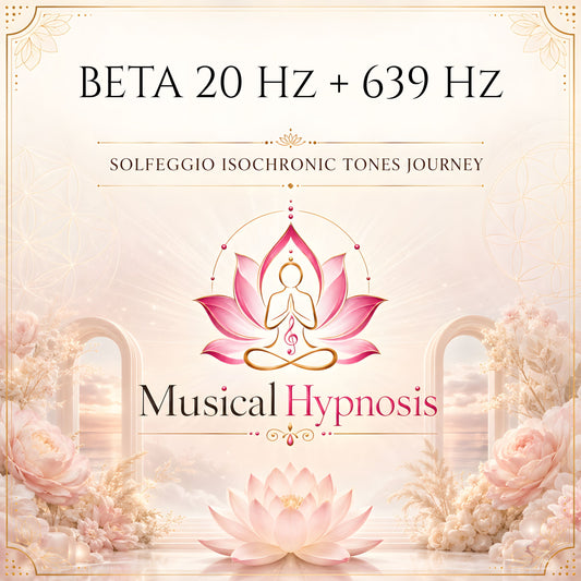 Beta 20 Hz + 639 Hz Solfeggio Isochronic Tones Journey