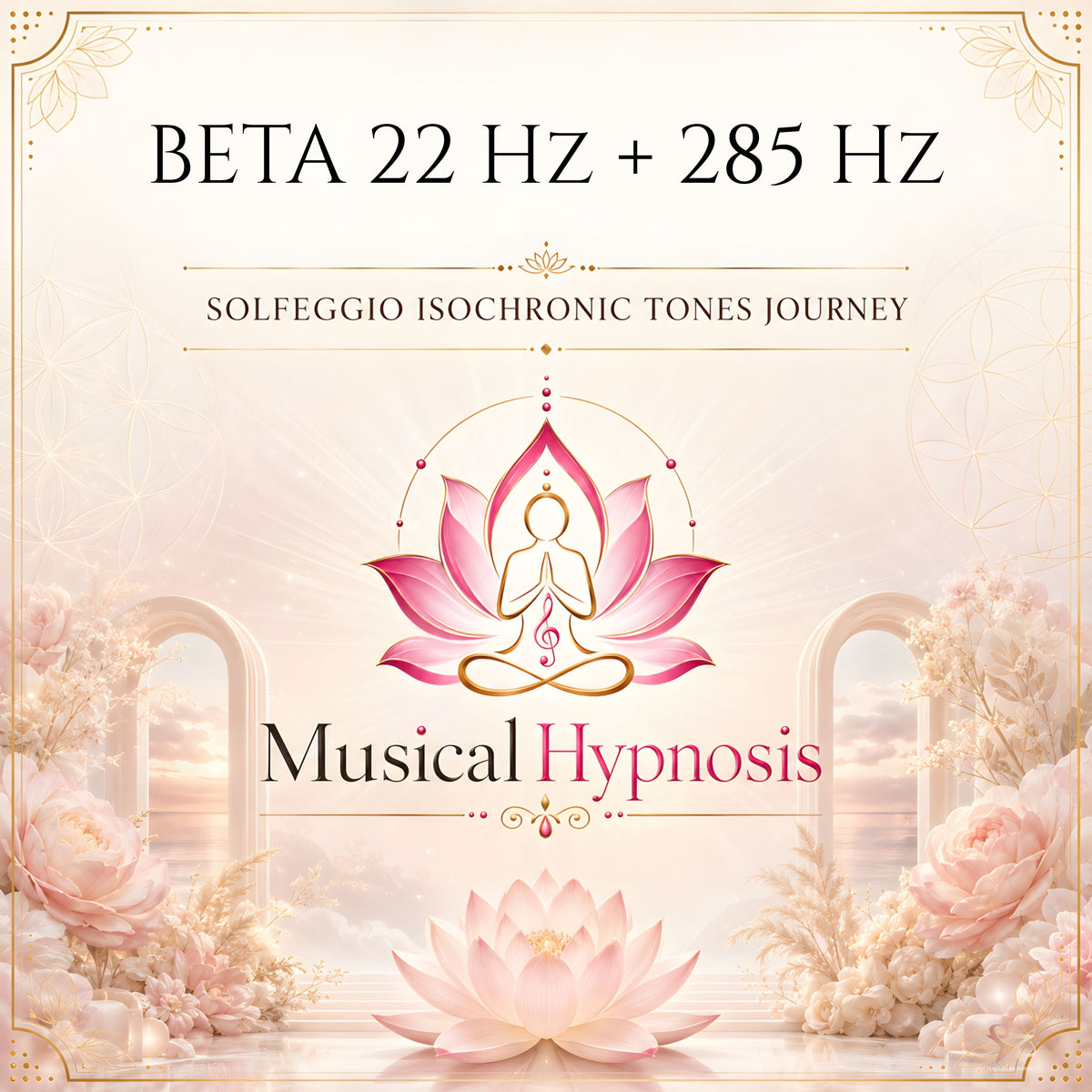 Beta 22 Hz + 285 Hz Solfeggio Isochronic Tones Journey