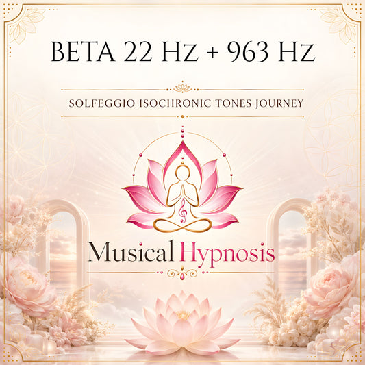 Beta 22 Hz + 963 Hz Solfeggio Isochronic Tones Journey