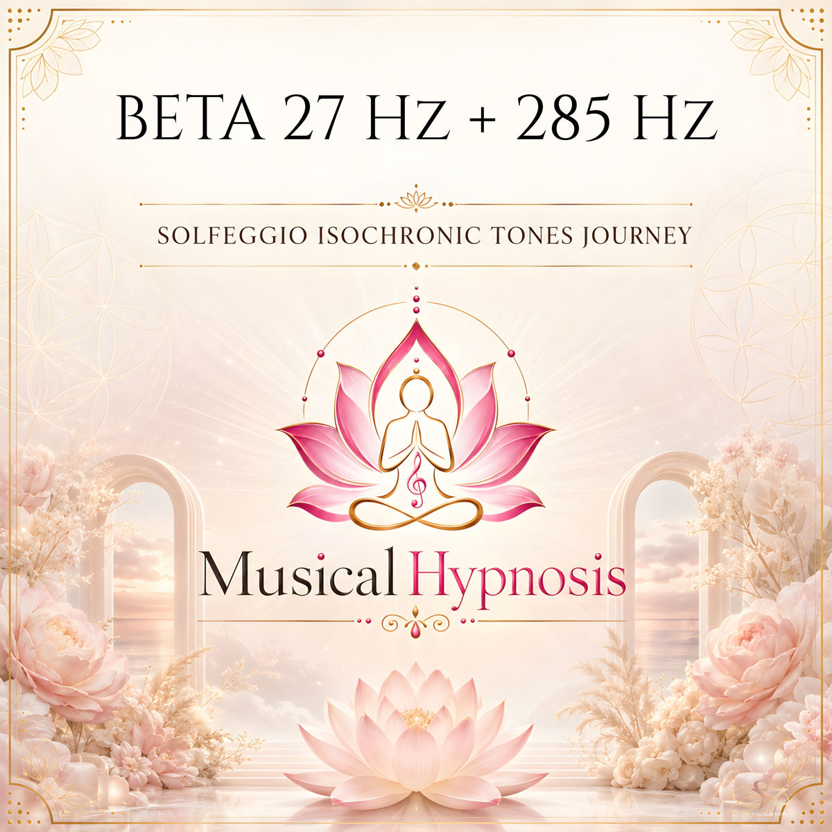 Beta 27 Hz + 285 Hz Solfeggio Isochronic Tones Journey