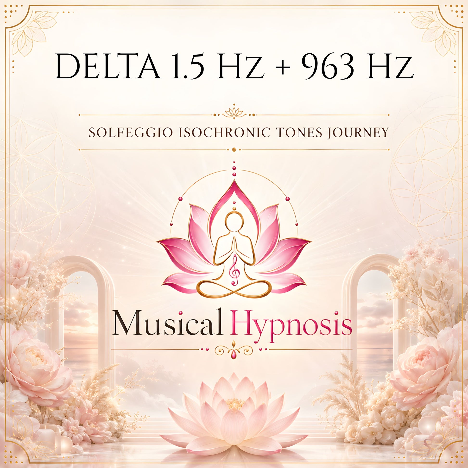 Delta 1.5 Hz + 963 Hz Solfeggio Isochronic Tones Journey